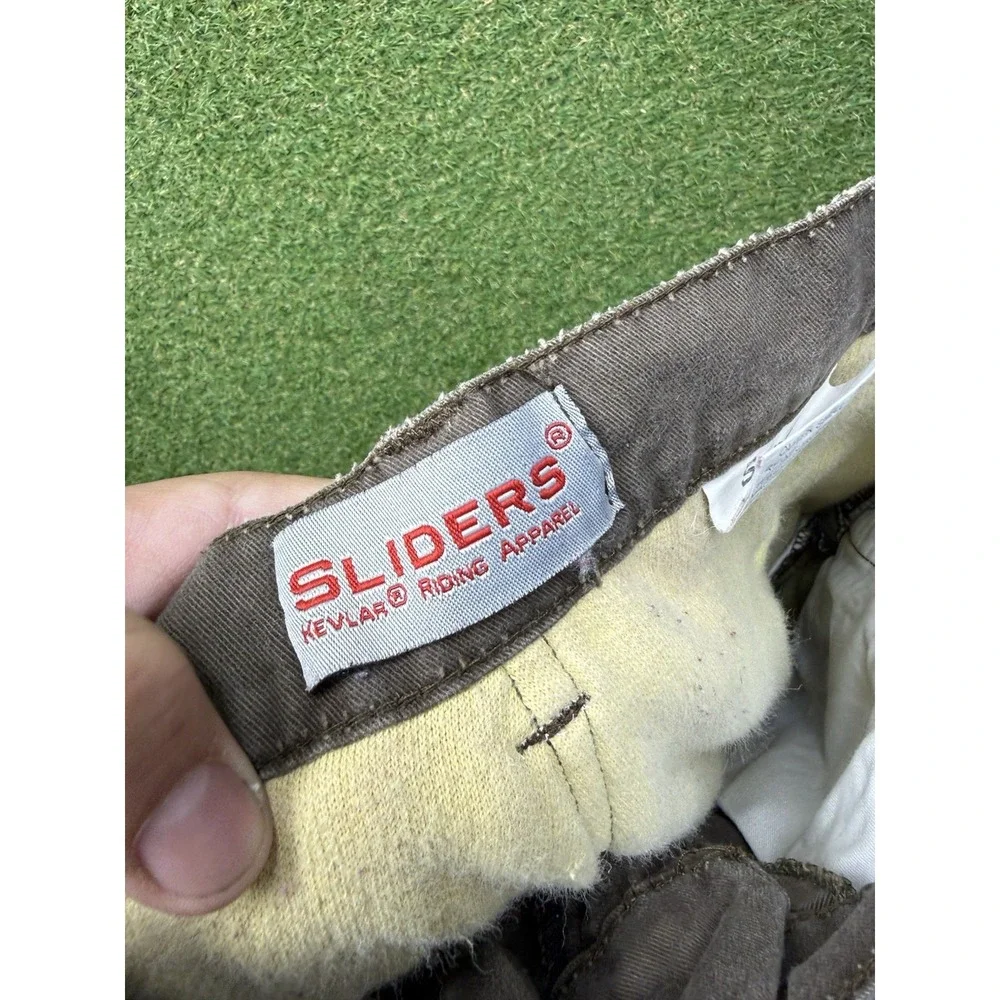 Sliders Cargo Pants Mens 30x34 Jeans Brown Kevlar Lined Motorcycle Double Knee